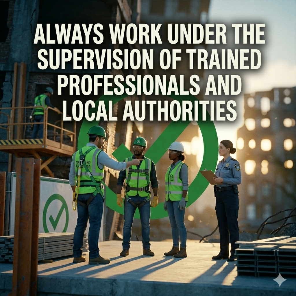 Safety rule illustration